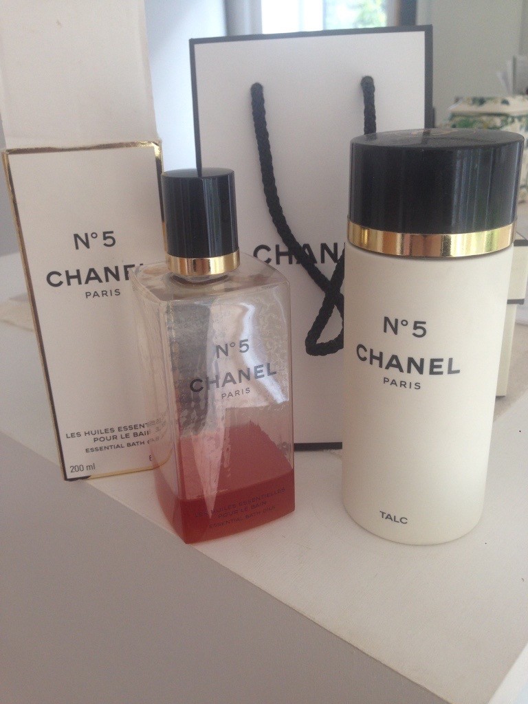 chanel no 5 bath oil